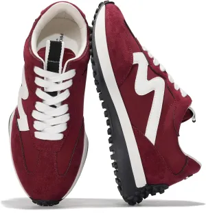 Project Cloud Trendy Sneakers for Women - Memory Foam and Non-Slip Comfortable Casual Ladies Shoes for Womens Fashion Sneakers - Lightweight Lace-up Shoes (Lecco)