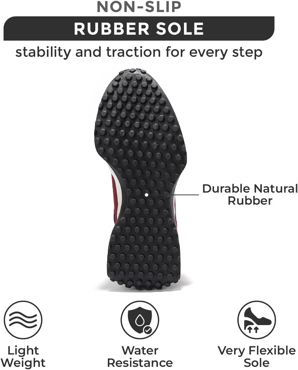 Project Cloud Trendy Sneakers for Women - Memory Foam and Non-Slip Comfortable Casual Ladies Shoes for Womens Fashion Sneakers - Lightweight Lace-up Shoes (Lecco)