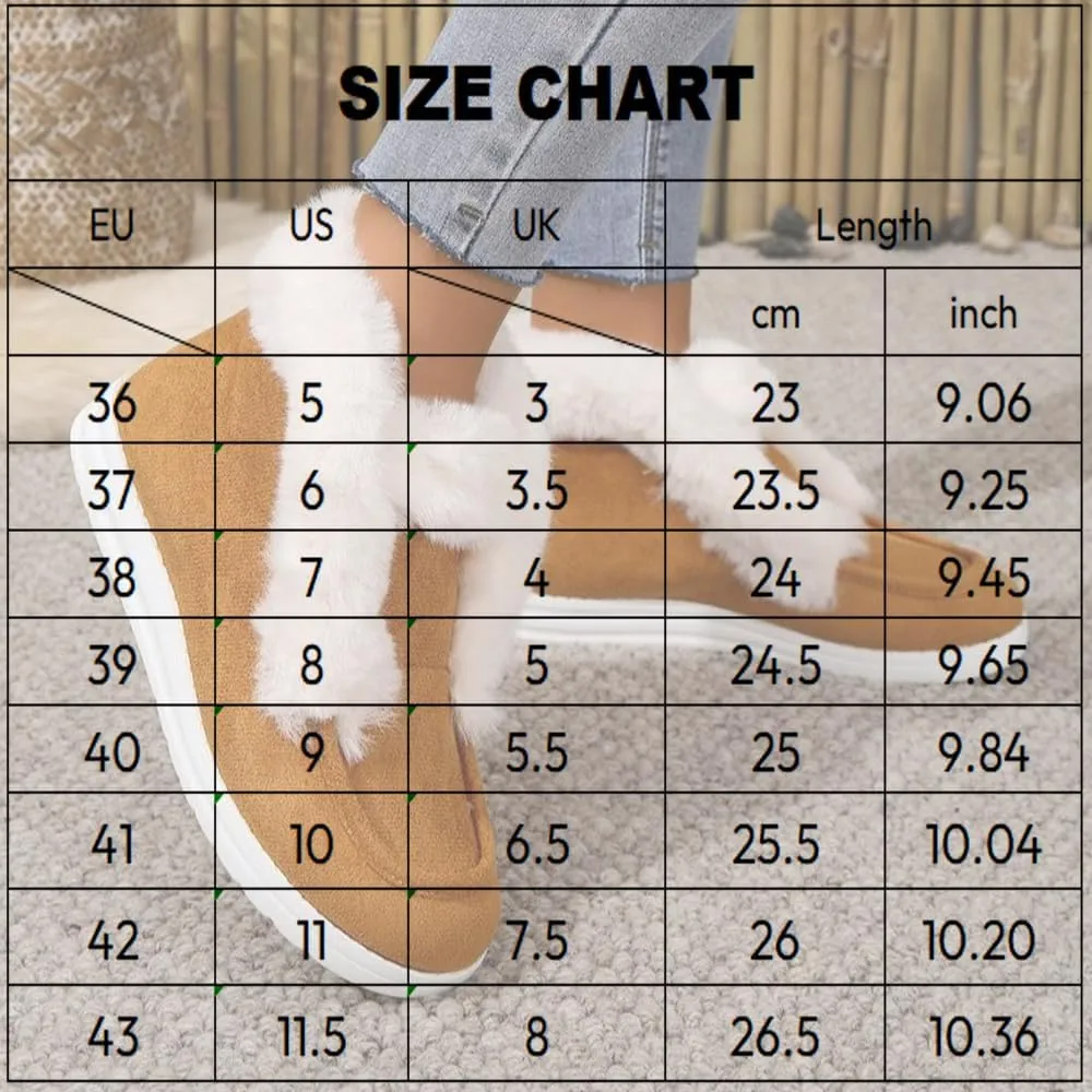 Pubyfun Senior Comfy Winter Ankle Boots Women, Ladies Warm and Comfortable Casual Snow Boots, Women Winter Snow Boots, Fur Lined Warm Slip on Boots