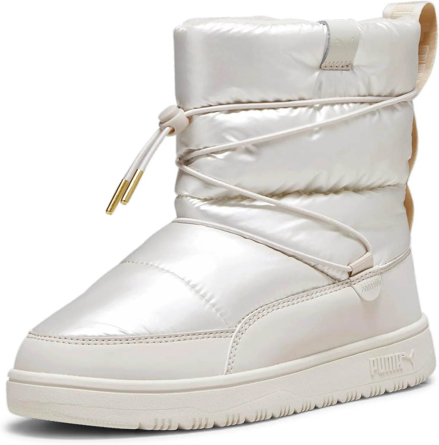 PUMA Women's Snowbae Boots, Black-Shadow Gray, 7
