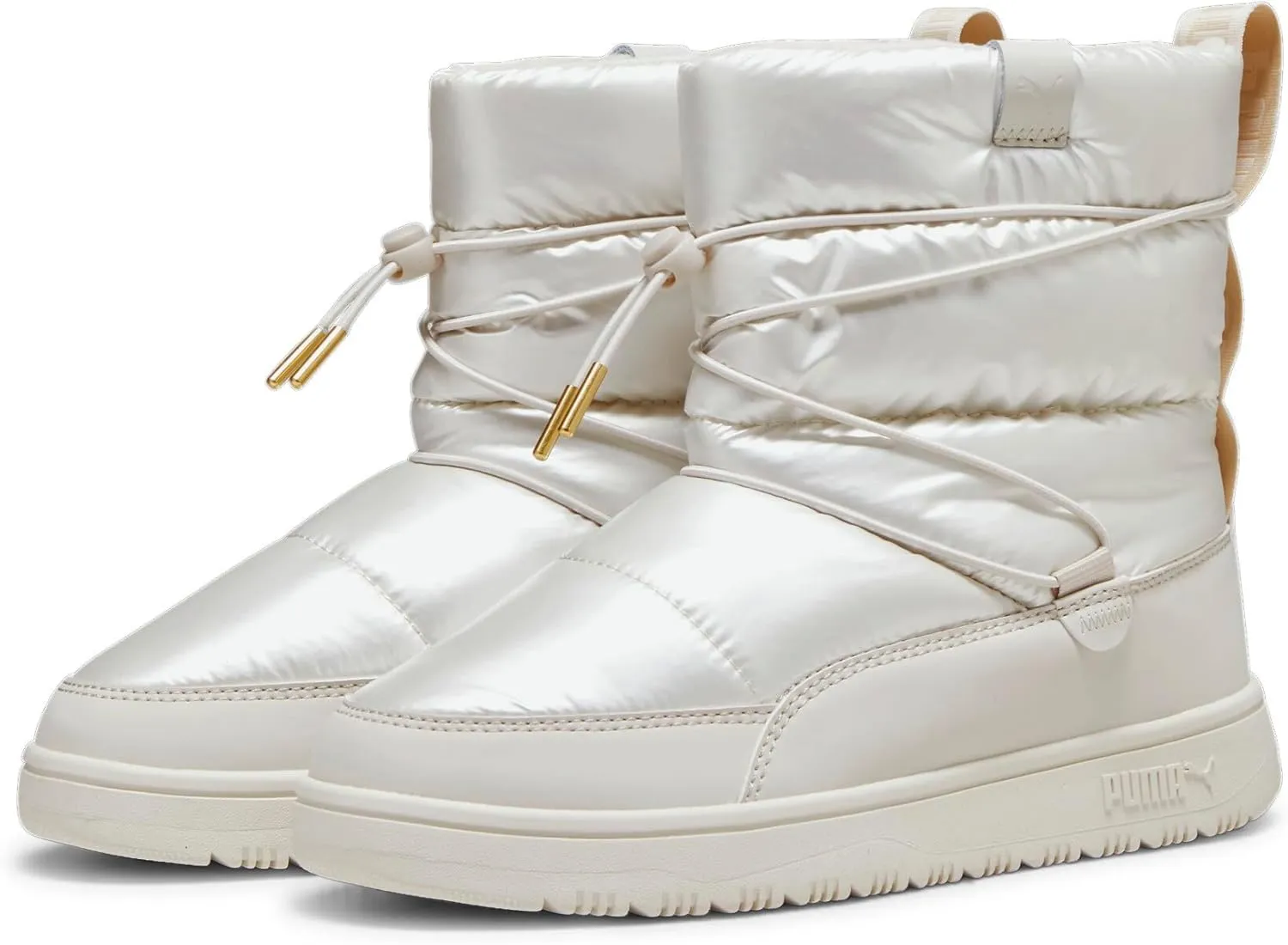 PUMA Women's Snowbae Boots, Black-Shadow Gray, 7