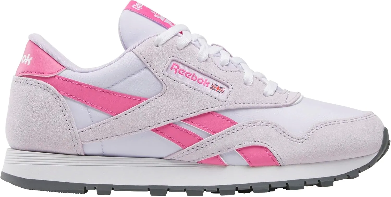 Reebok Unisex-Child Kid's Classic Leather Step N' Flash 2.0 Sneaker