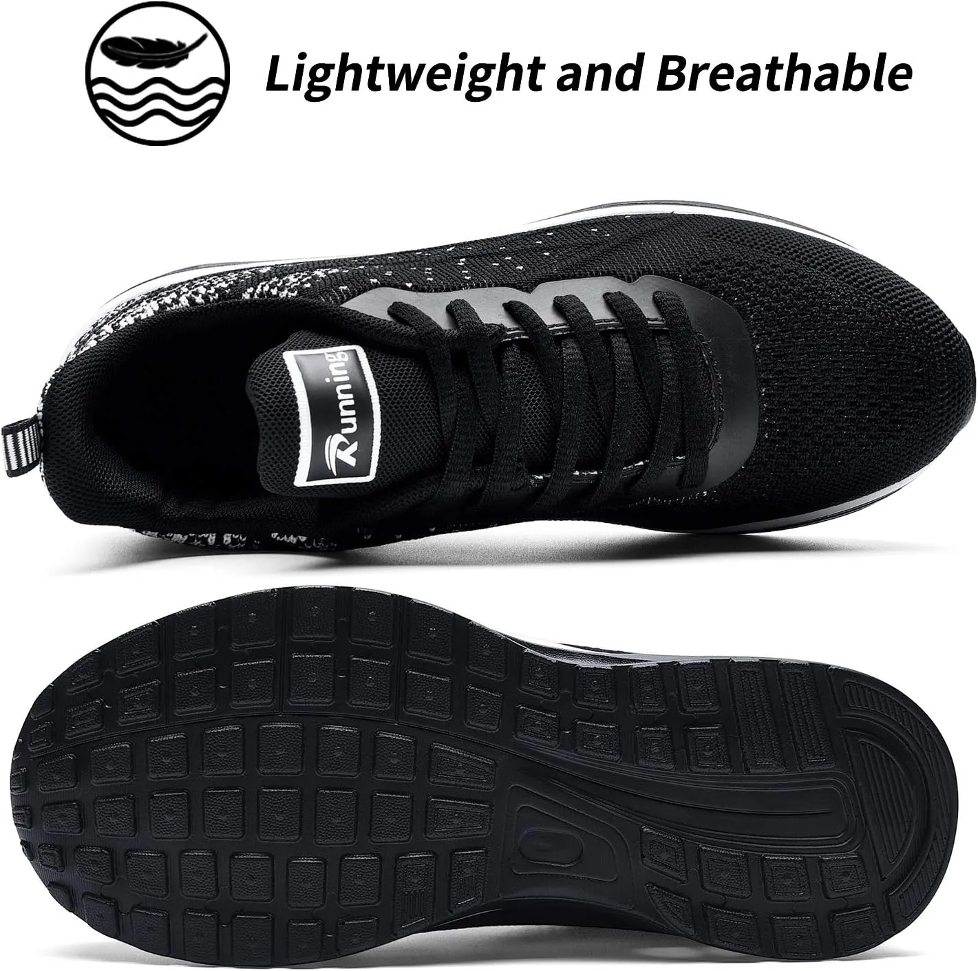 RomenSi Womens Air Athletic Running Sneakers Fashion Breathable Sport Gym Walking Tennis Shoes (US5.5-11)