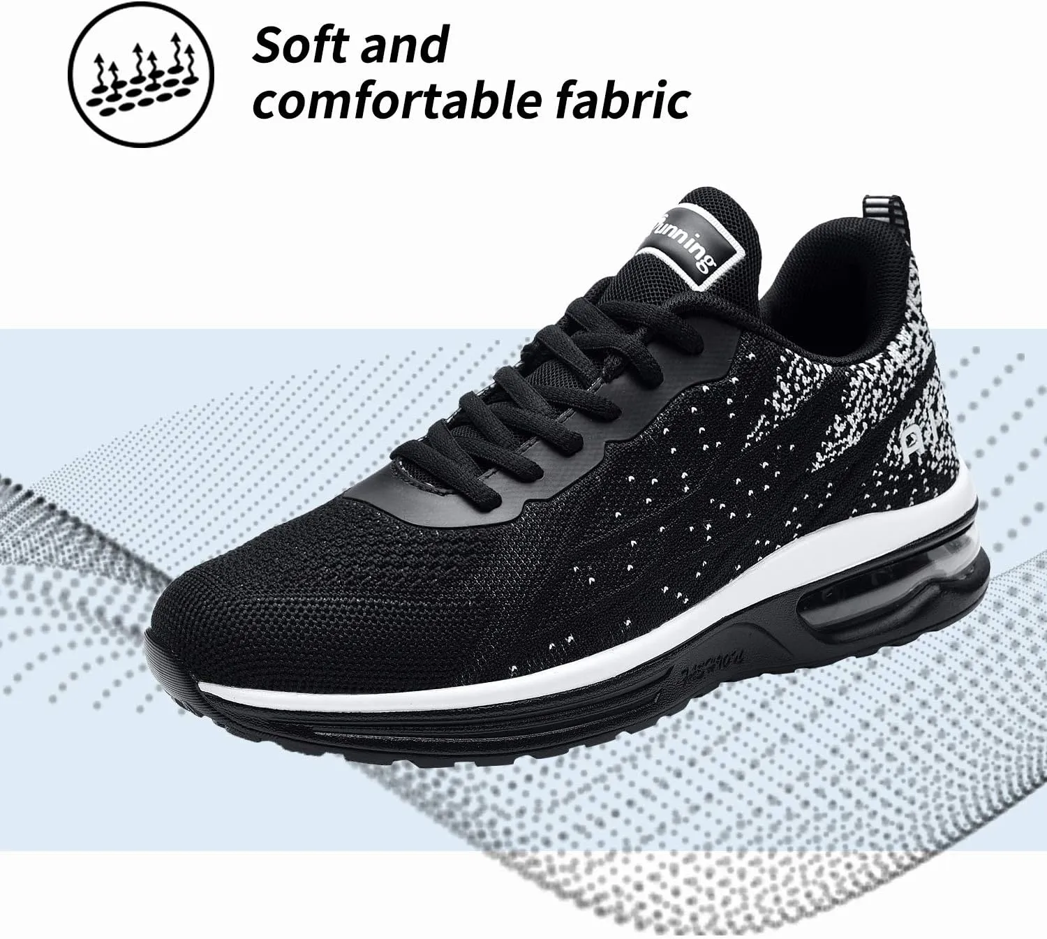 RomenSi Womens Air Athletic Running Sneakers Fashion Breathable Sport Gym Walking Tennis Shoes (US5.5-11)