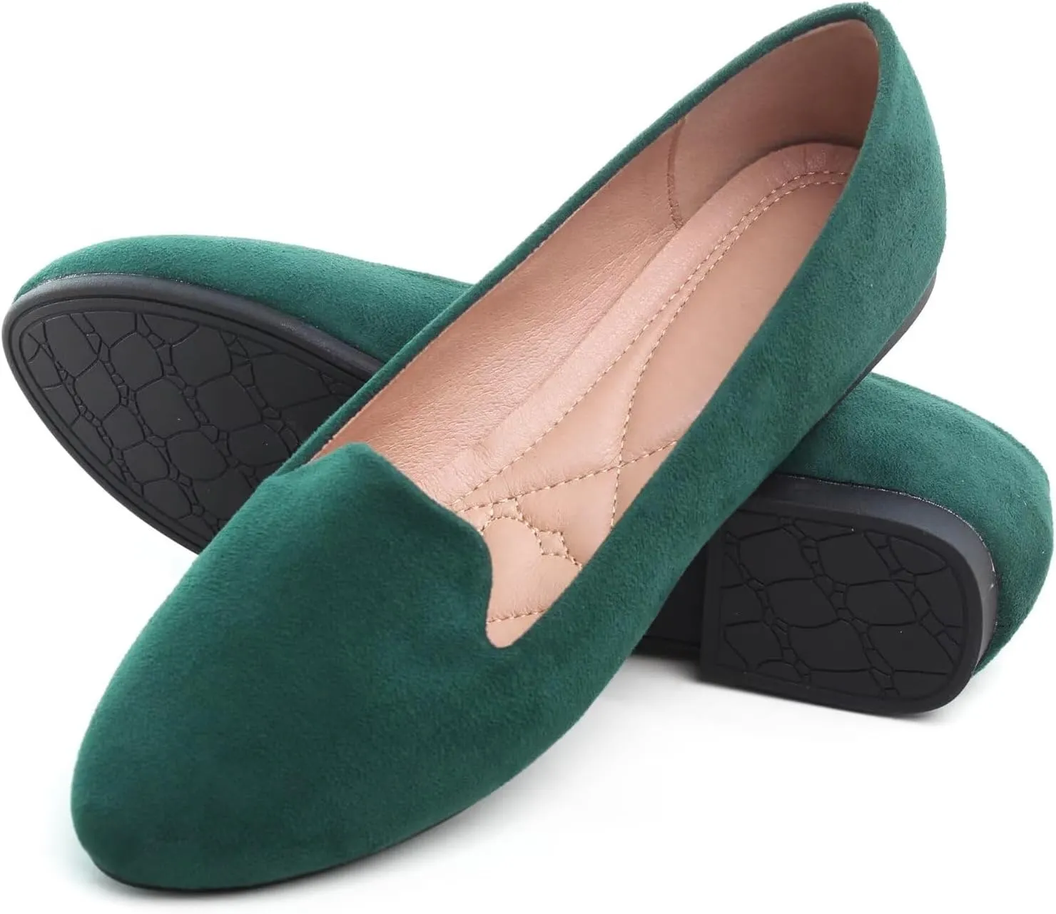 SAILING LU Women Round Toe Flats Comfortable Fashion Ballet Flat Shoes for Women Dressy Slip-ons Loafers