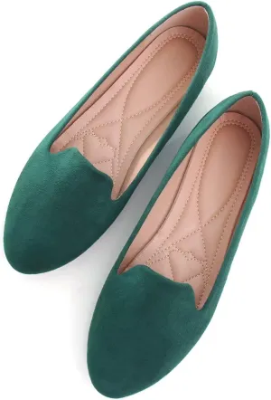 SAILING LU Women Round Toe Flats Comfortable Fashion Ballet Flat Shoes for Women Dressy Slip-ons Loafers