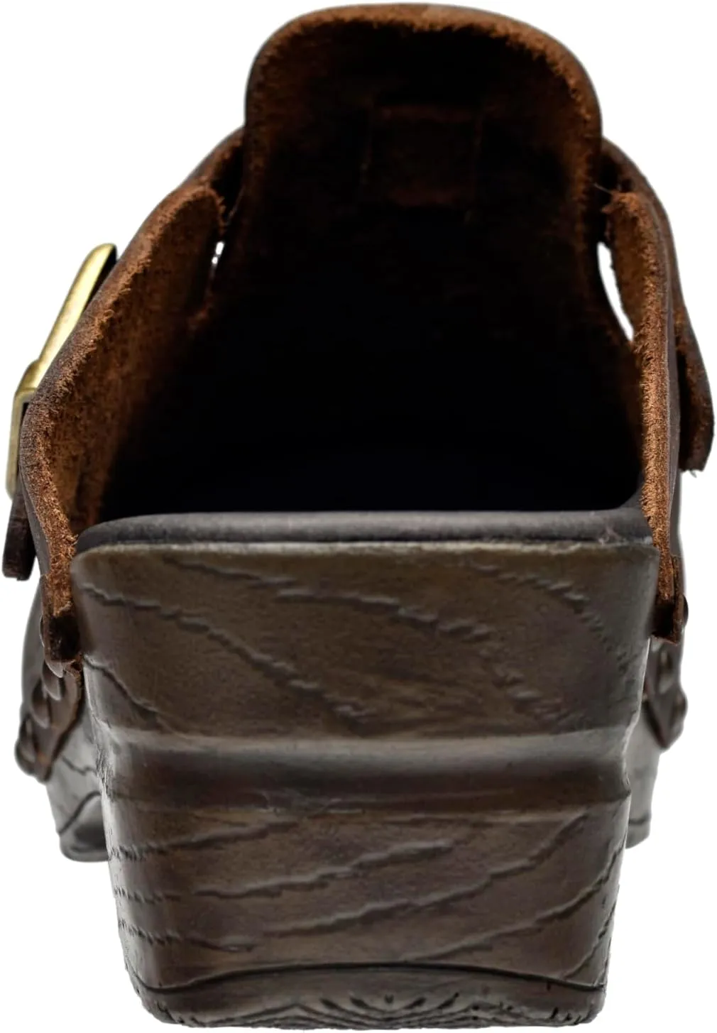 Sanita Sanila Women's Open Clogs | Original Handcrafted Clogs in Flexible Leather | Anatomical Soft Foam Footbed