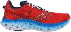 Saucony Mens Kinvara 14 Running Sneakers Shoes - Blue, Red