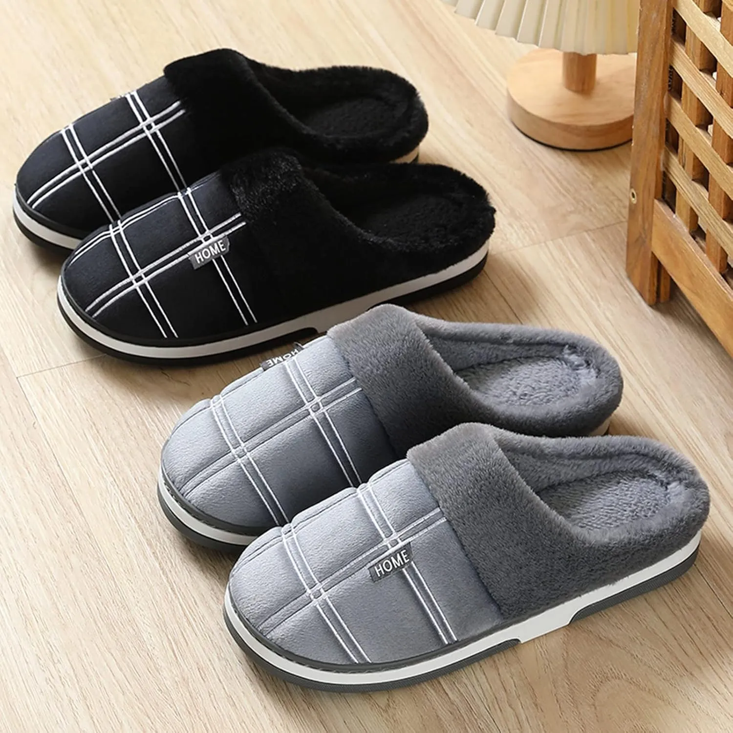 SBGMoSJ Cute House Shoes for Women Indoor Outdoor House Shoes for Plantar Fasciitis Cute Slippers for Women Fuzzy Animals Fluffy Slippers for Men Funny Christmas Pjs Gifts for Husband 2023