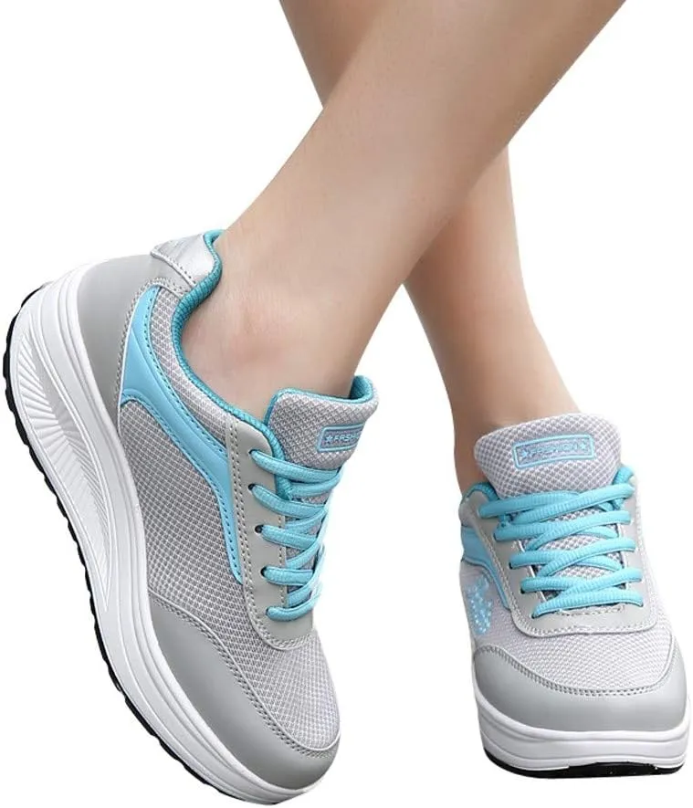 SBGMoSJ Glitter Wedge Sneakers for Women Dressy Orthopedic Black Work Shoes for Women Women Slip On Shoes with Heel Slip On Shoes Women Comfortable No Socks Slip On Shoes for Women 2023