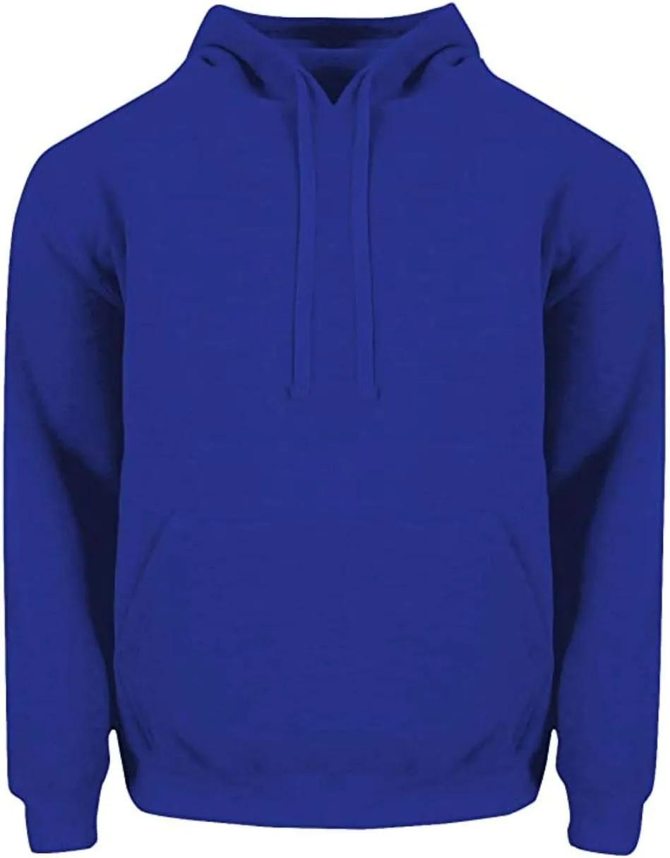 Shaka Wear Mens Men’s Hoodie Sweatshirt – Heavyweight Long Sleeve Fleece Soft Warm Casual Hooded Pullover Sweater Top