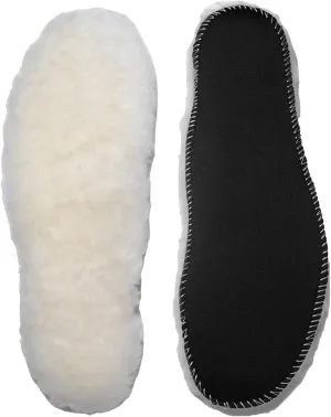 Sheepskin Insoles Flat Feet Orthopedic Arch Support Inserts for Plantar Fasciitis Swollen Feet Pain Relief Neuropathy White Mens 10 Women 12