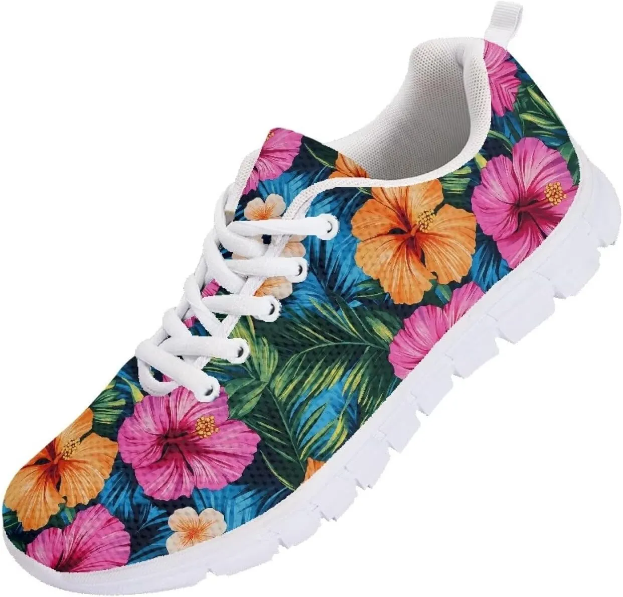Shoes Women Cozy Casual Breathable Lightweight Athletic Sneakers Workout Lace-Up Exercise Shoes for Ladies US 5-12
