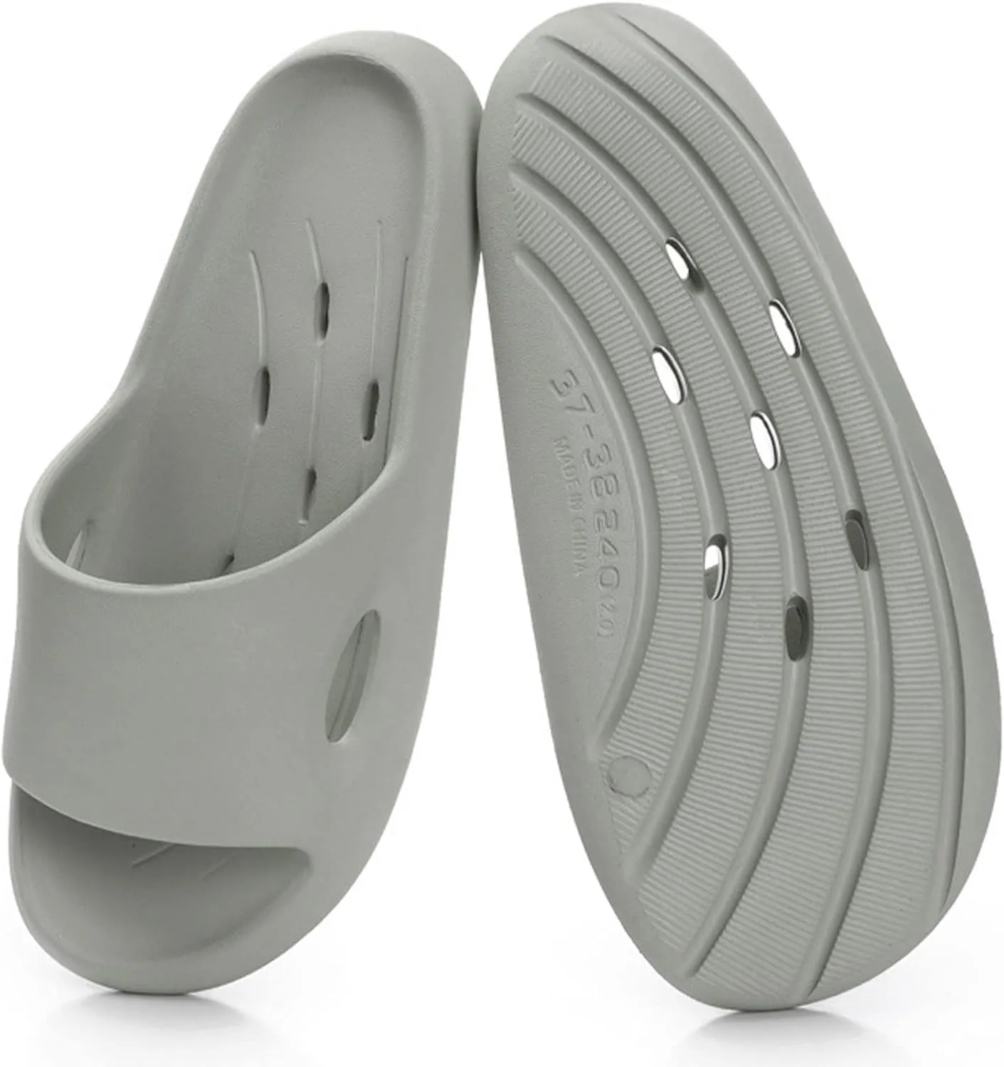 Shower Shoes Men Slippers Sandals Women Bathroom Non-Slip Flip-Flops for College Dorm Room Essentials Shower Sandals Slides Gym Spa Pool