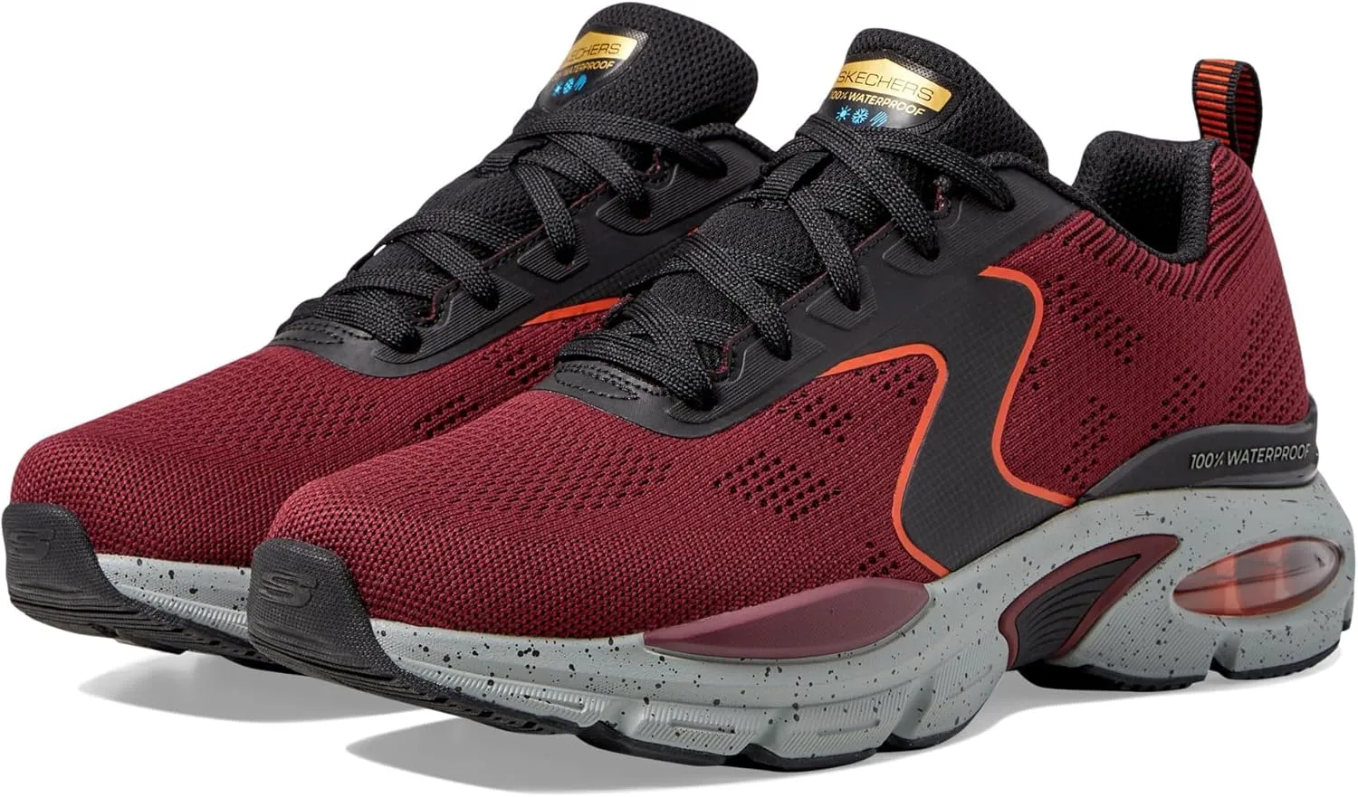 Skechers Men's Skech-air Ventura-Vulser Waterproof Knit Sneakers