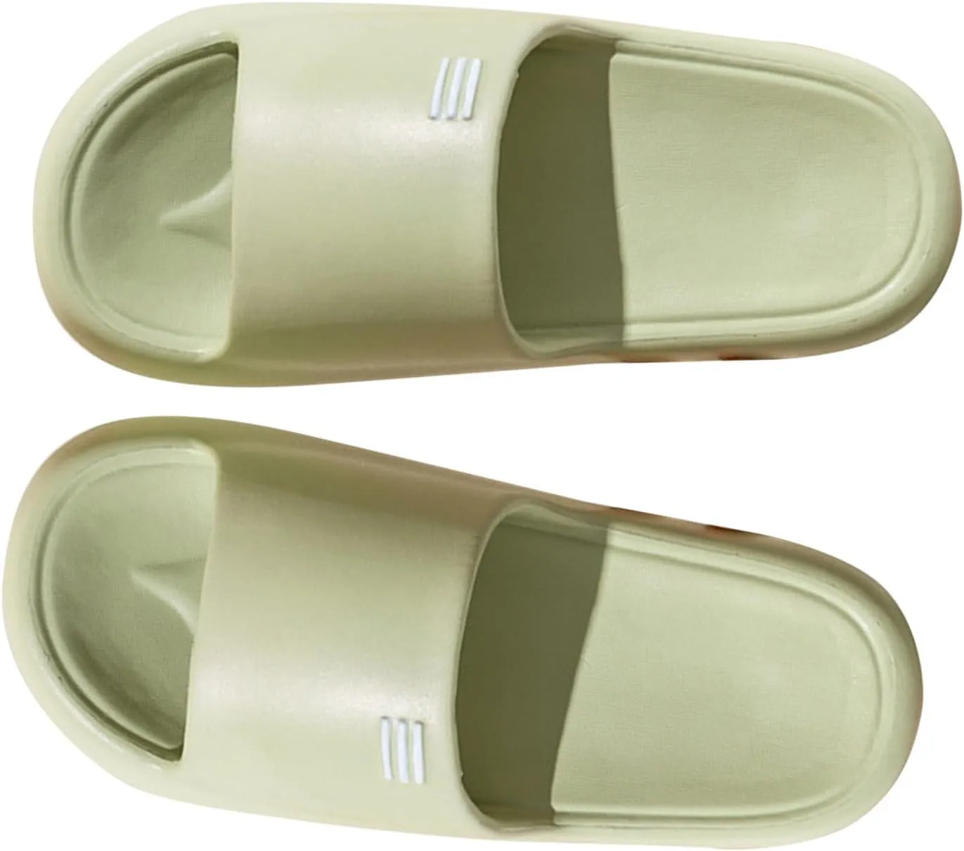 Slides for Women Men Pillow Slippers, hick Soled Comfortable Lightweight House Slides Shower Sandals Anti Slip Slippers