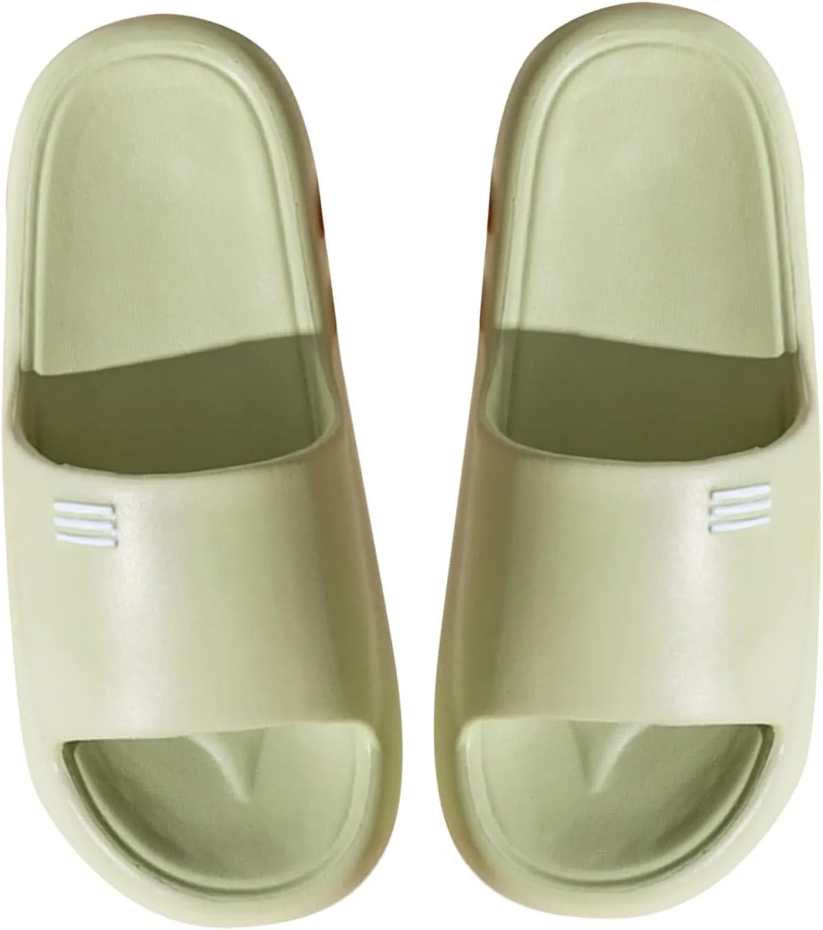 Slides for Women Men Pillow Slippers, hick Soled Comfortable Lightweight House Slides Shower Sandals Anti Slip Slippers