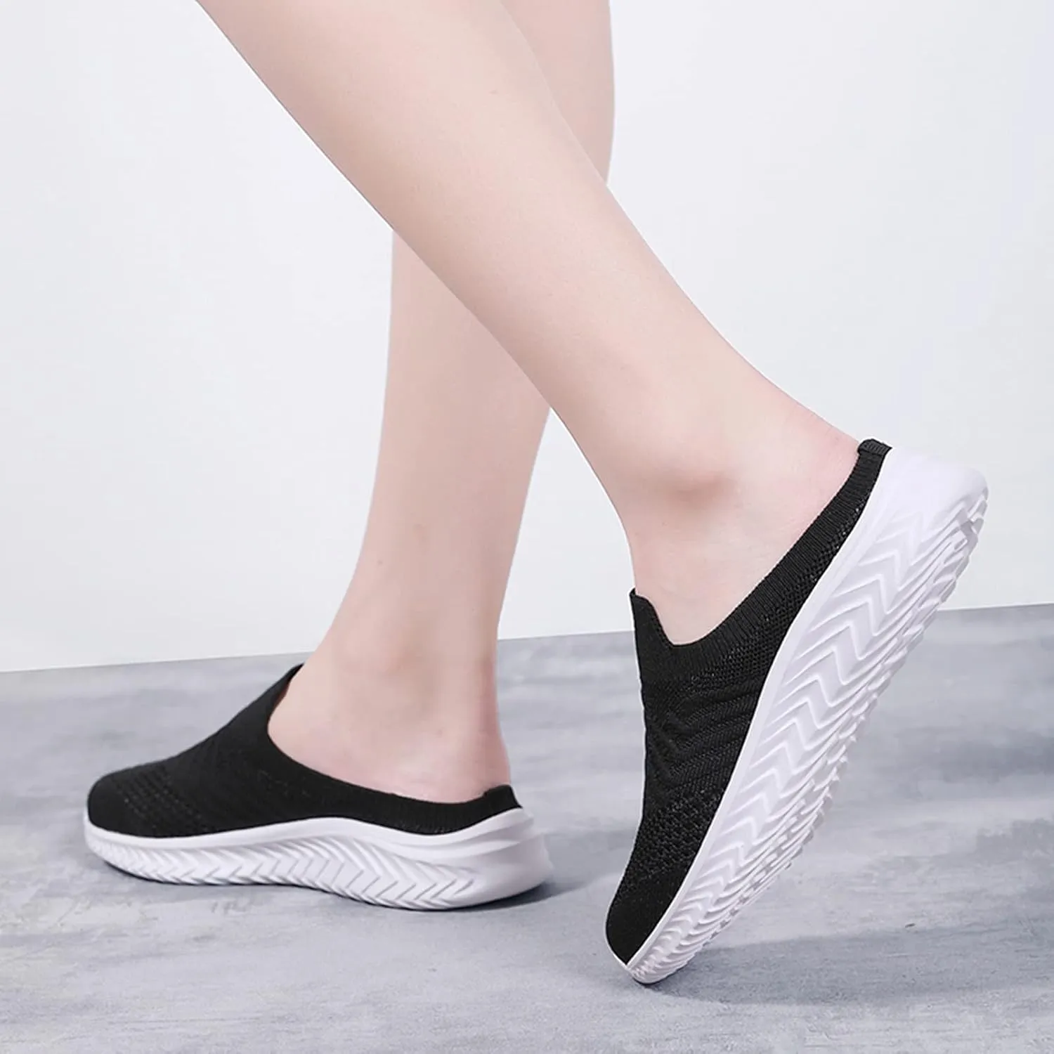 Slip On Casual Boat Shoes for Women Breathable Ladies Comfortable Lightweight Shoe Classic Comfort Flat Fashion Sneakers Low Top Elastic Footwears for Gym Travel Outdoor Indoor