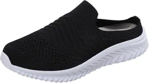 Slip On Casual Boat Shoes for Women Breathable Ladies Comfortable Lightweight Shoe Classic Comfort Flat Fashion Sneakers Low Top Elastic Footwears for Gym Travel Outdoor Indoor