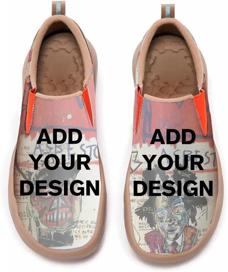 Slip On Loafers for Men Art Painted Travel Walking Shoes Casual Lightweight Fashion Sneaker