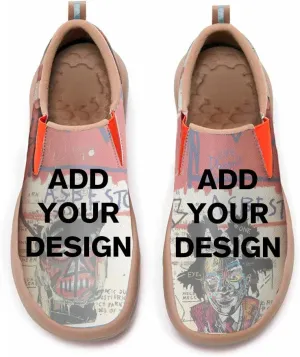 Slip On Loafers for Men Art Painted Travel Walking Shoes Casual Lightweight Fashion Sneaker