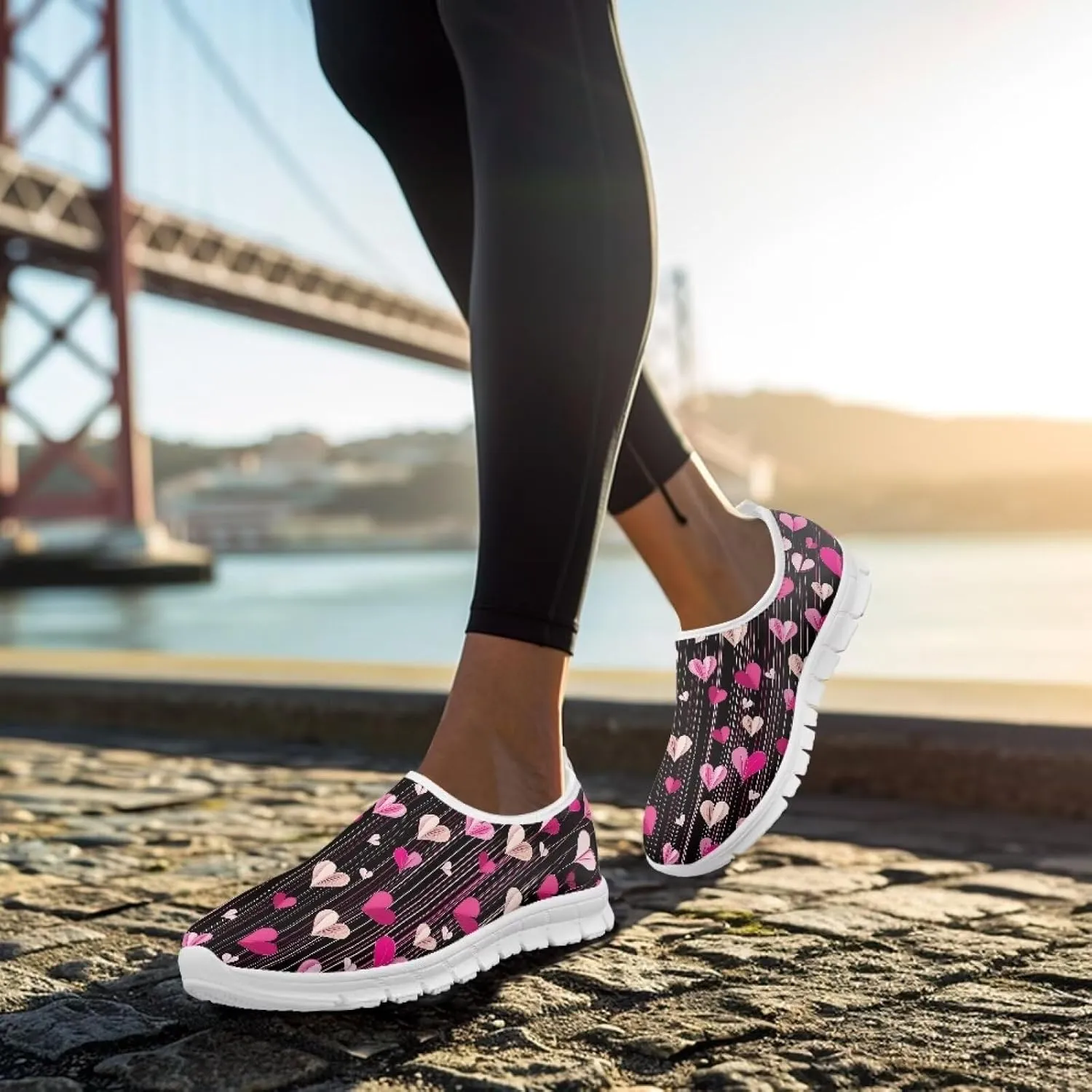Slip On Loafers for Women Casual Walking Shoes Womens Travel Shoes for Holiday