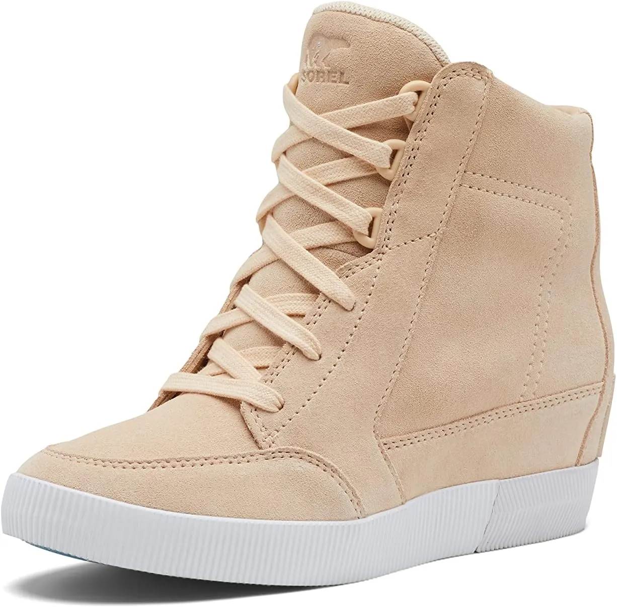 Sorel Women's Out 'N About Wedge II Boot - Nova Sand, Sea Salt - Size 8