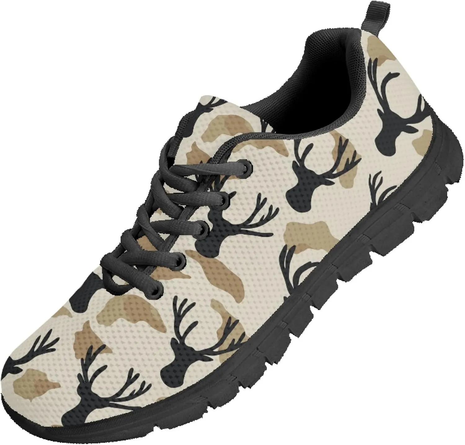 Sports Shoes for Women Trainer Running Causal Travel Sneaker Walking Low Heel Lace up Breathable Flexible Shoe