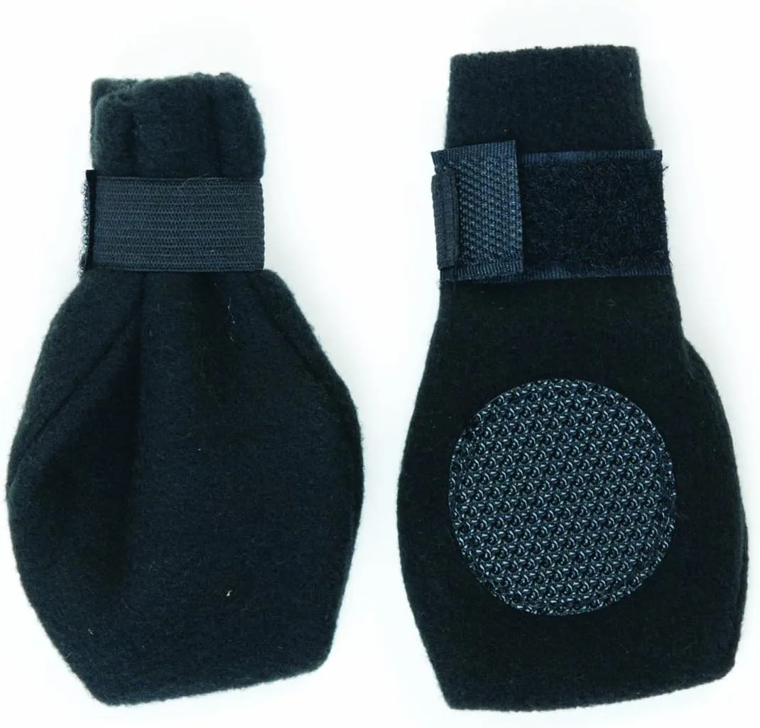 SPOT Lookin Good Arctic Fleece Boots for Dogs, Small, Black