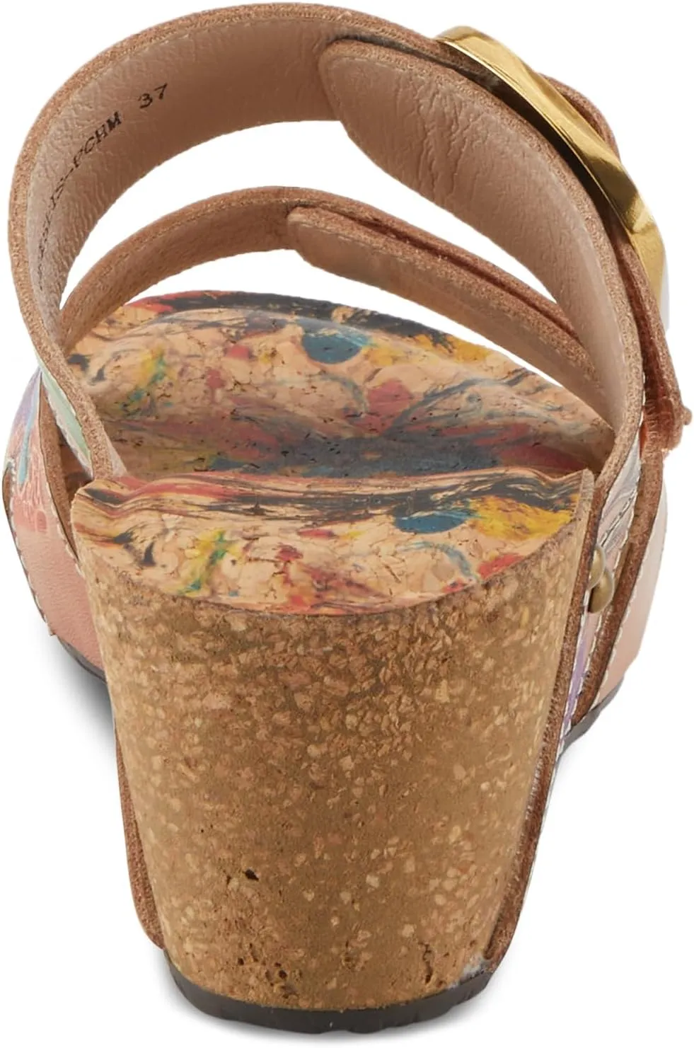 Spring Step L'Artiste Women's BRISEIS - Hand-Painted Slip-On Sandals for Stylish Wanderers
