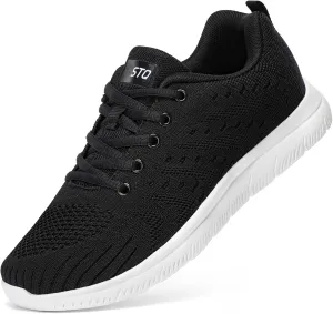 STQ Tennis Shoes Womens Lightweight Comfortable Walking Shoes Athletic Fashion Workout Gym Cross Training Sneakers