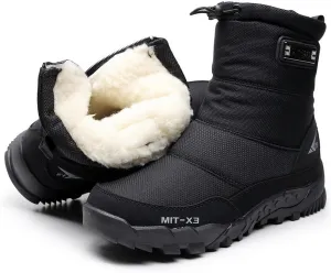 TheFirstYoung Hiking Boots - Men's Orthopedic Ankle Support Arch Support Snow Boots