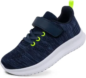 Toandon Girls Boys Kids Lightwight Breathable Athletic Sport Sneakers