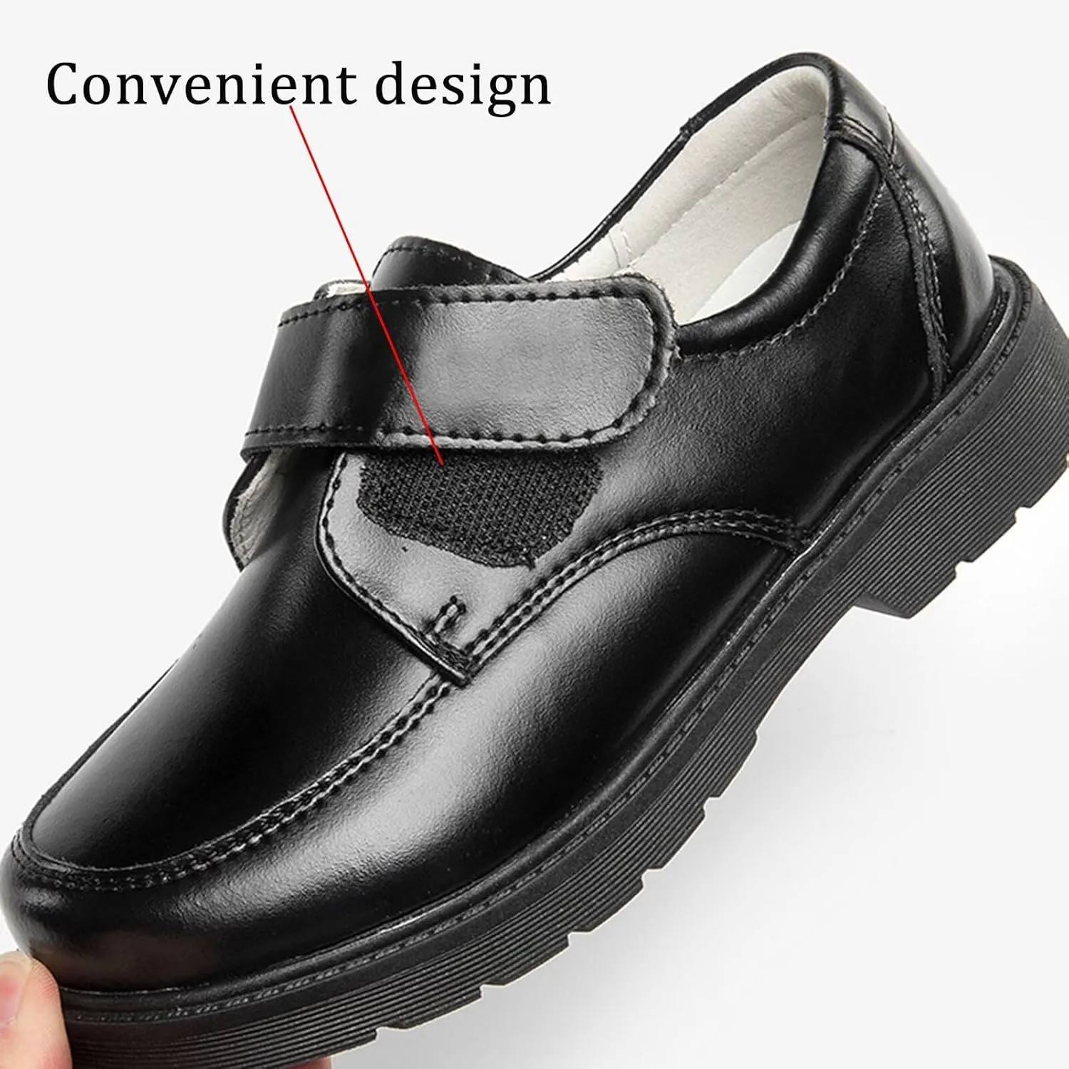 Toddler Boys Girls Leather Loafers Dress Shoes Kids Oxford Casual School Uniform Wedding Walking Shoes