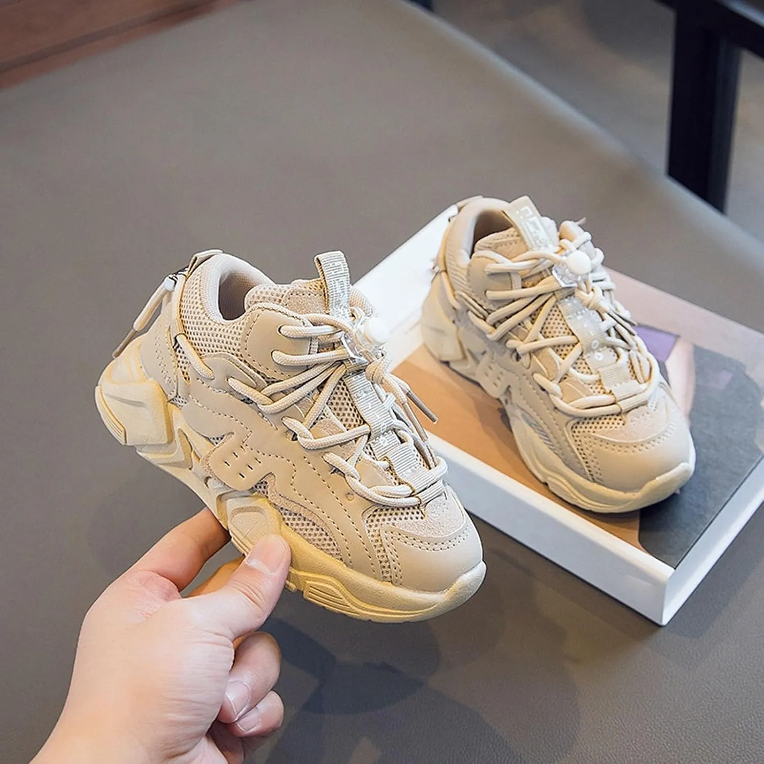 Toddler Kids Fashion Comfort Sneaker Boys Girls Sport Breathable Mesh Platform Sneakers Casual Running Walking Shoes