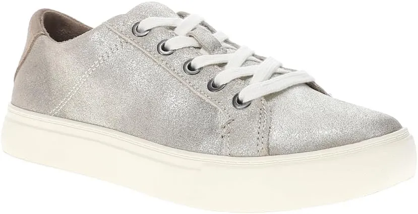 TOMS Womens Kameron Lace Up Sneakers Shoes Casual - White