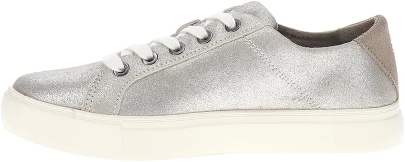TOMS Womens Kameron Lace Up Sneakers Shoes Casual - White