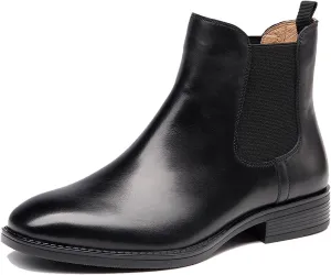 U-lite Womens Fall Winter Comfortable Stylish Leather Chelsea Ankle Boots Women Booties