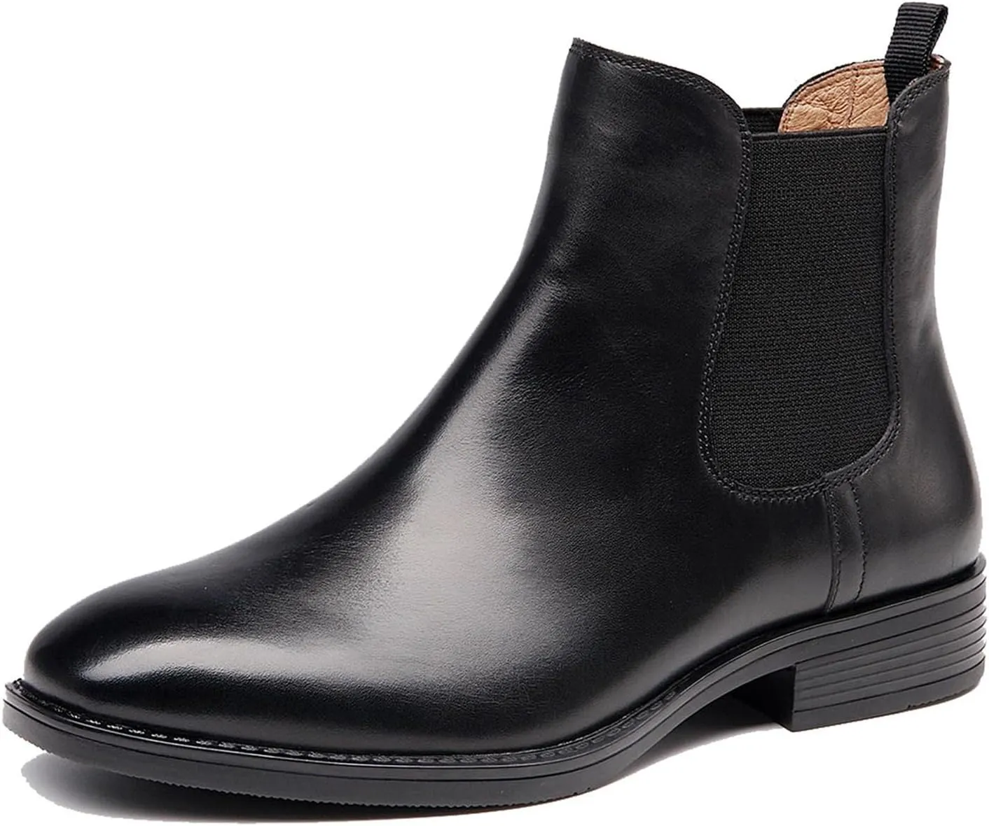 U-lite Womens Fall Winter Comfortable Stylish Leather Chelsea Ankle Boots Women Booties