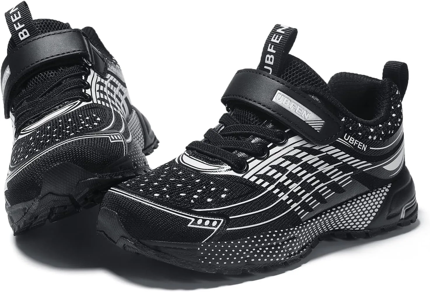 UBFEN Kids Sneakers Boys Girls Tennis Shoes for Running Athletic Walking Gym Sports Lightweight Breathable