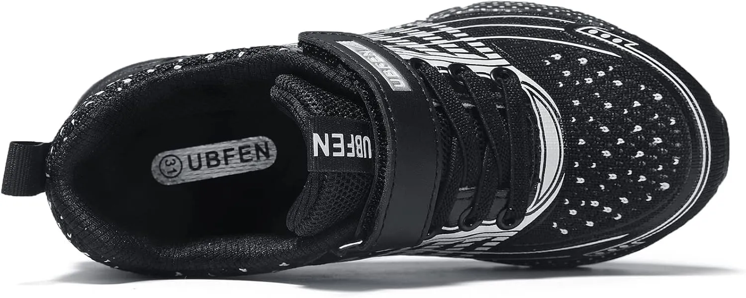 UBFEN Kids Sneakers Boys Girls Tennis Shoes for Running Athletic Walking Gym Sports Lightweight Breathable