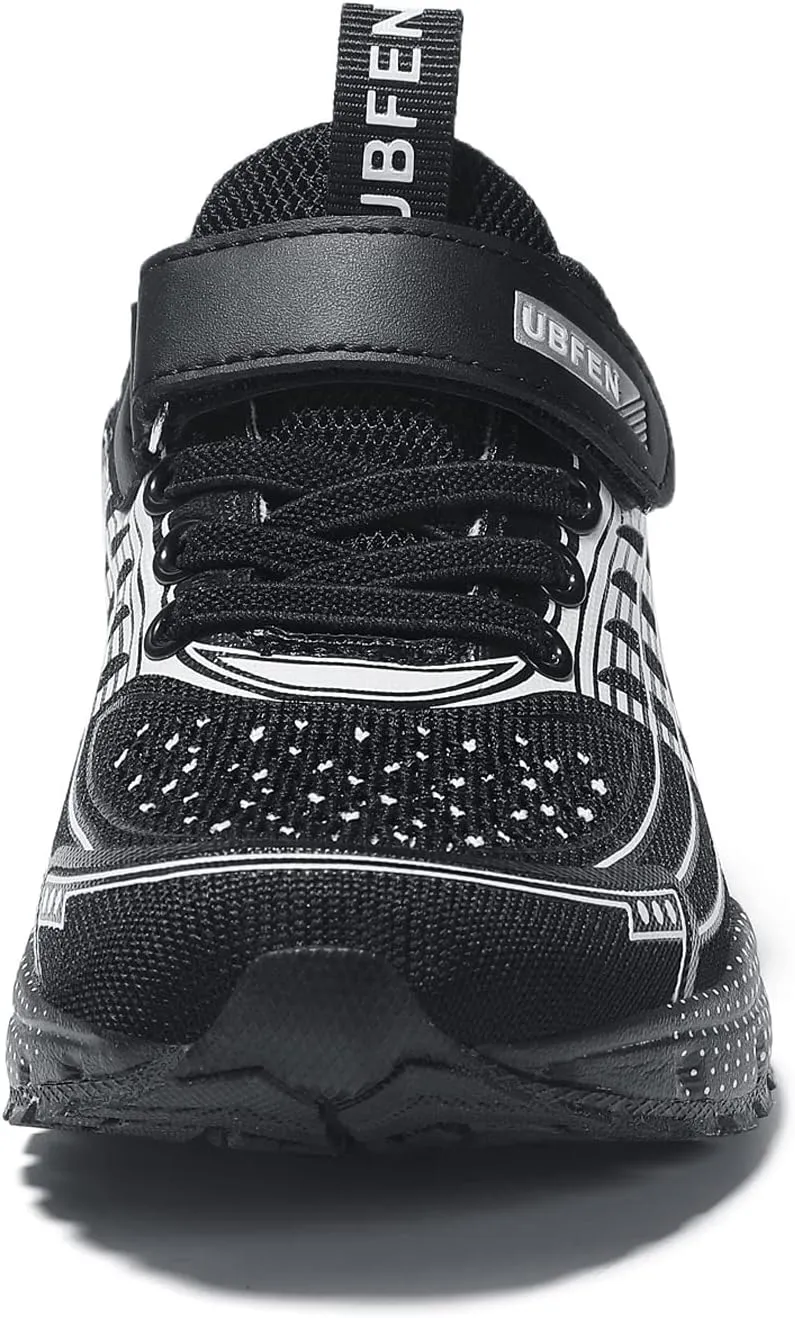 UBFEN Kids Sneakers Boys Girls Tennis Shoes for Running Athletic Walking Gym Sports Lightweight Breathable