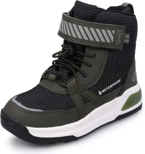 UOVO Boys Winter Snow Boots - Waterproof, Warm, Slip Resistant Outdoor Boots for Kids (Little/Big Boys)