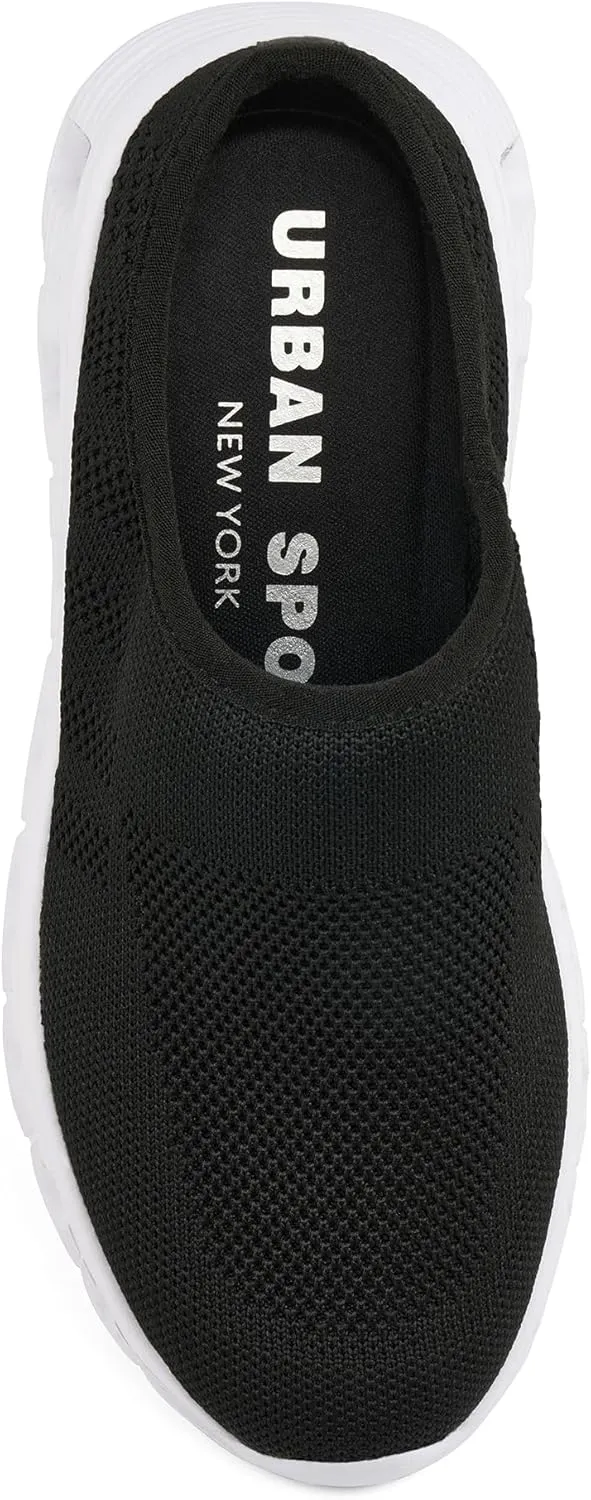 Urban Sport Carla Mules/Clogs for Women | Comfortable Slip On Shoes | Women’s Platform Mules & Clogs | Black