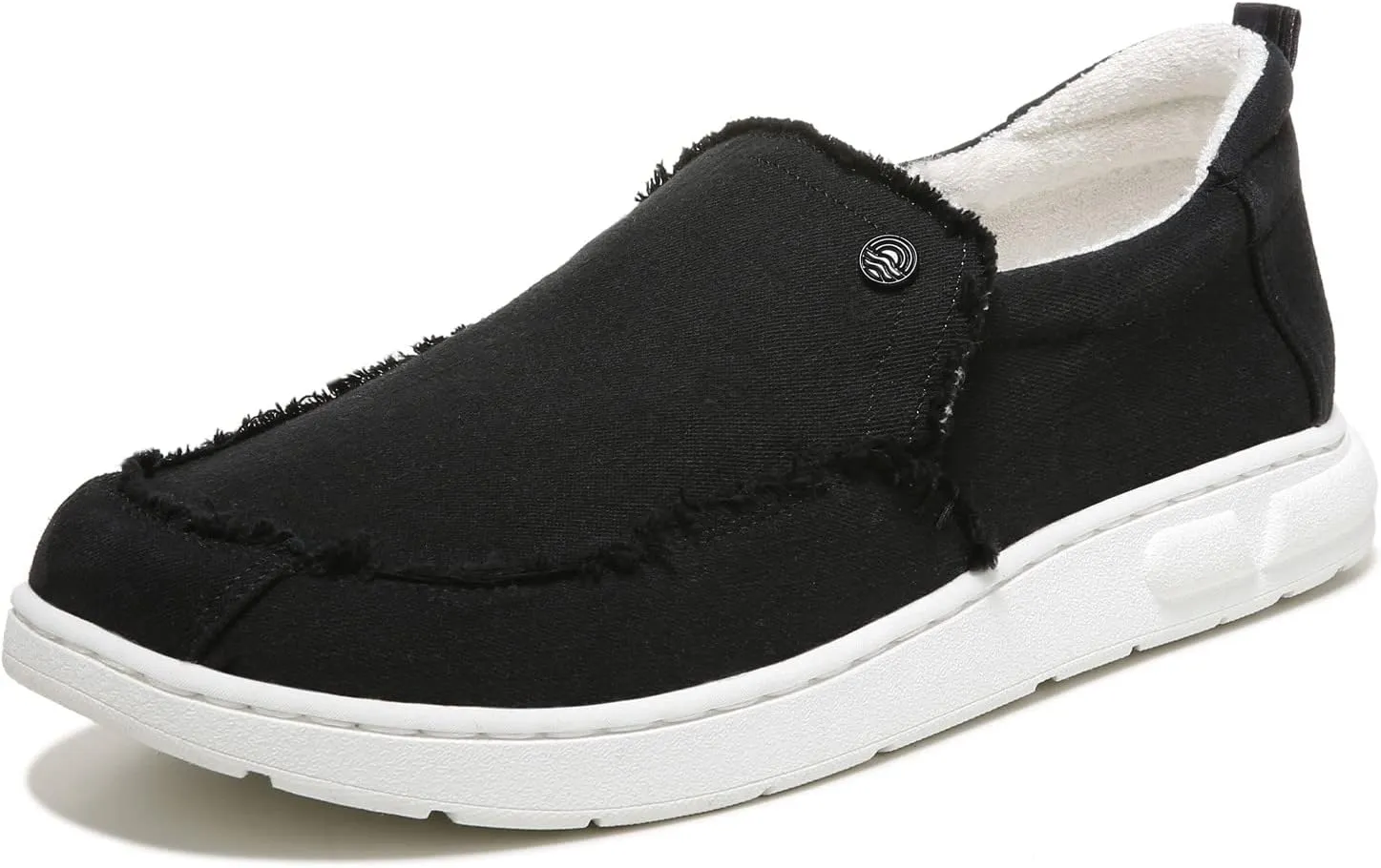 Vionic Beach Seaview Casual Men’s Slip On Sneakers-Sustainable Shoes That Include Three-Zone Comfort with Orthotic Insole Arch Support, Machine Wash Safe- Sizes 7-13