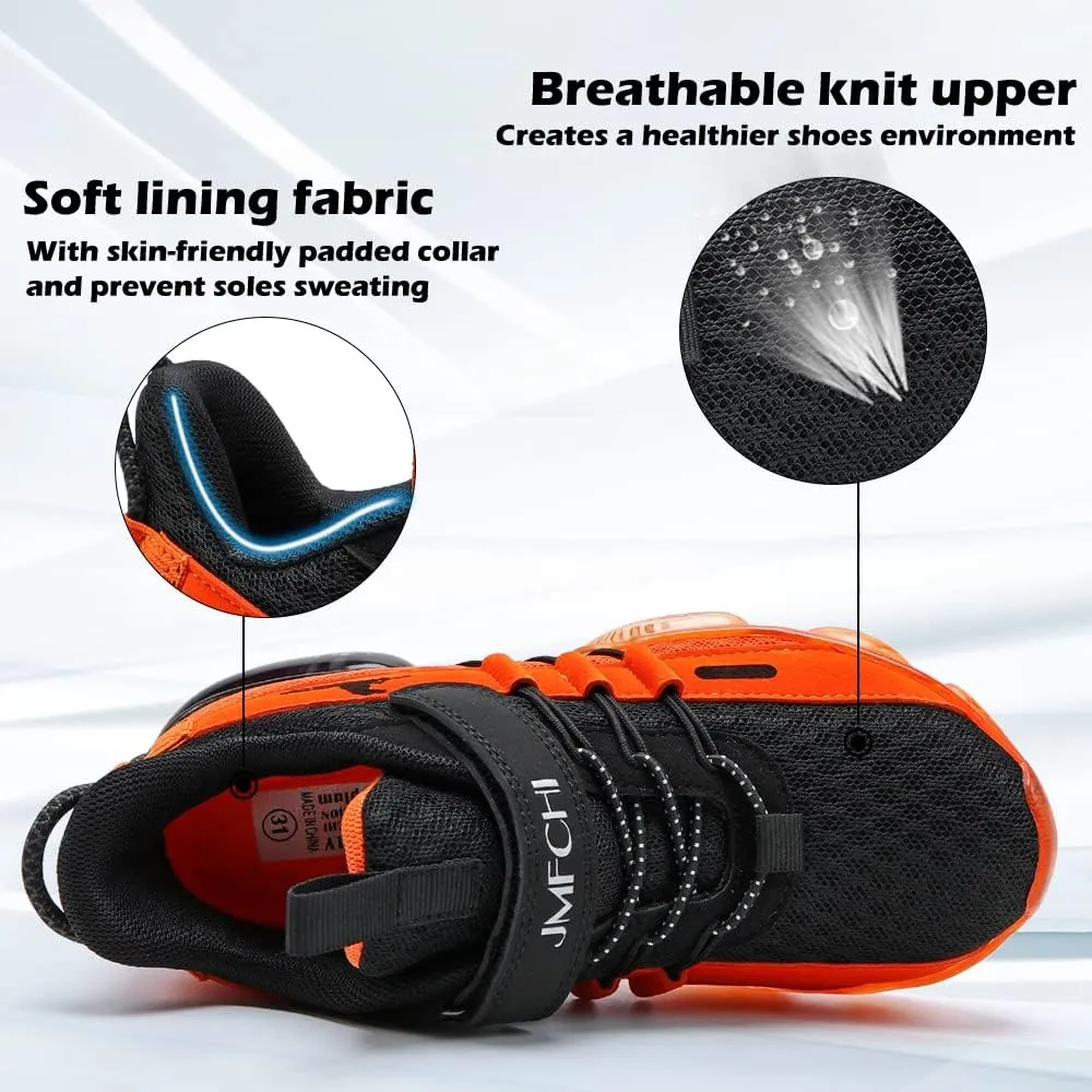 VITUOFLY Boys Sneakers Kids Running Shoes Girls Mesh Fitness Shoe Indoor Training Sneaker Lightweight Outdoor Sports Athletic Tennis Shoes for Little Kid/Big Kid