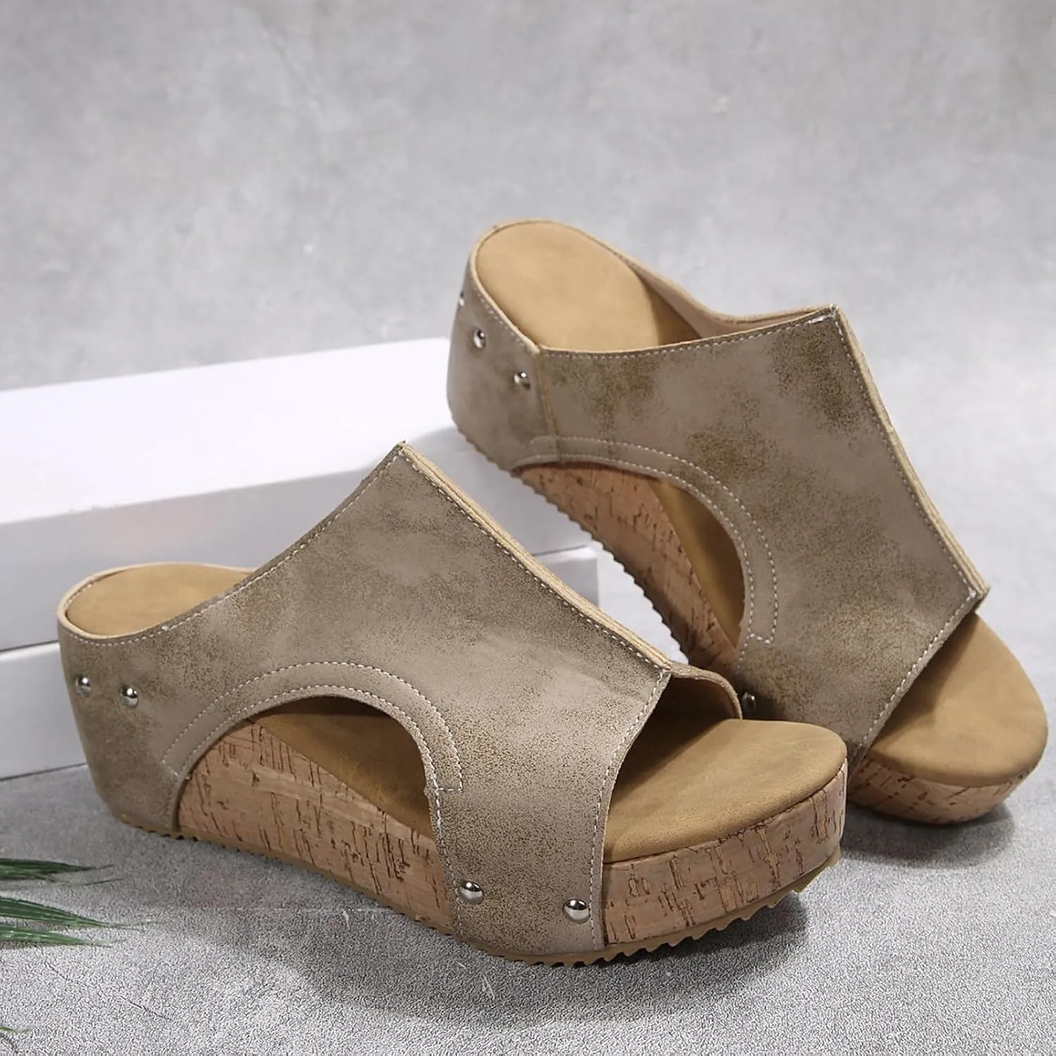 Wedge Sandals for Women 2025 New Platform Sandals with Ankle Strap Open Toe Espadrilles Wedge Heels Arch Support Dressy Casual Boho Summer Beach Ladies