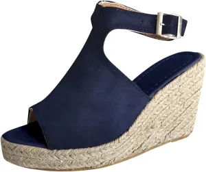 Wedge Sandals for Women Slip On Mules with Side Cutouts and Mid Heel Platform for Casual Weekend Outings Orthopedic Sandal Beach Dressy Flip Flops for Wide Toe 2025 Spring