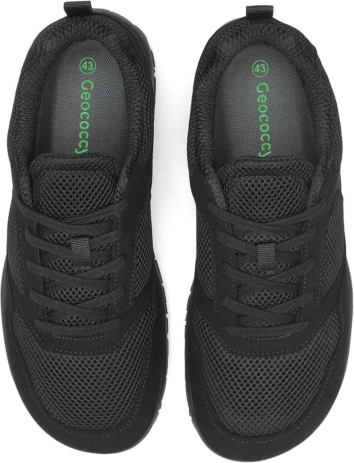 Wide Toe Box Walking Shoes for Men, Zero Drop Road Running Shoes, Lightweight, Breathable, for Tennis, Gym