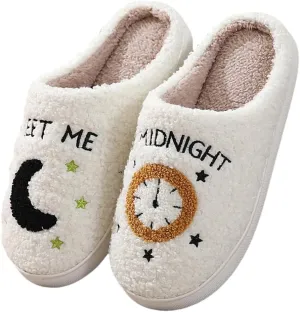 Women Home Slippers Cute Pattern Strawberry Slippers Indoor Outdoor Plaid Shoes Warm Soft Bedroom Shoes Fuzzy Closed Toe Sandals Non Slip House Bedroom Slippers